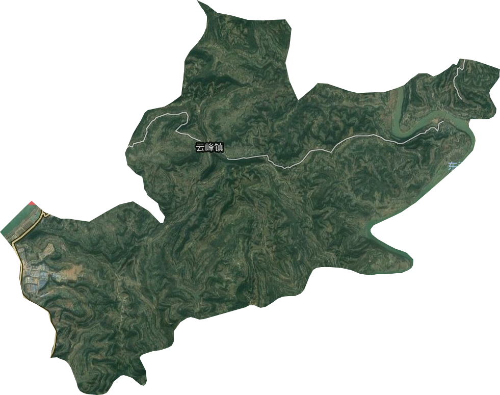 云峰镇卫星图