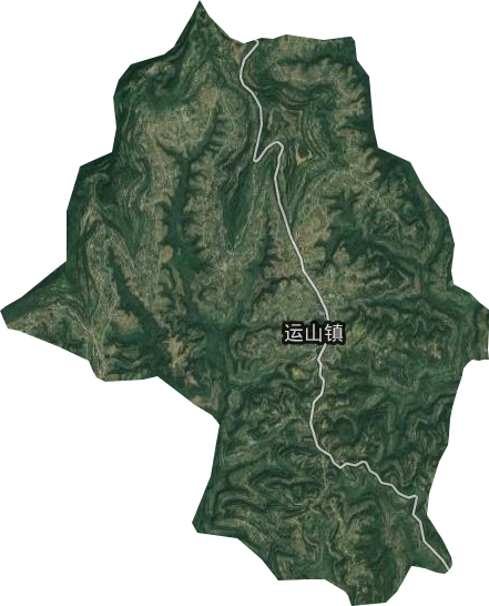 运山镇卫星图