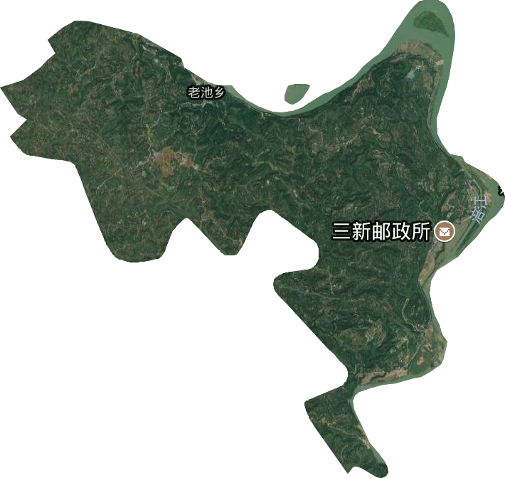 老池乡卫星图