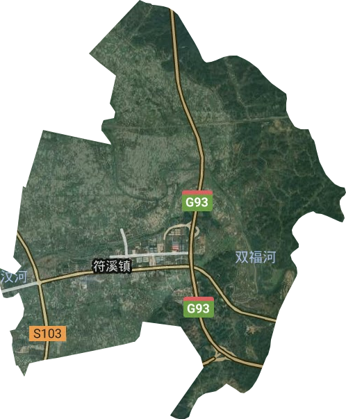 符溪镇卫星图