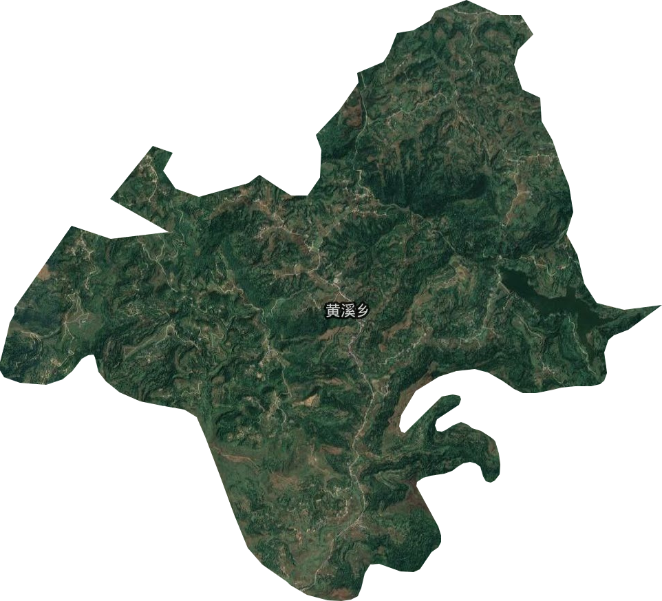 黄溪乡卫星图