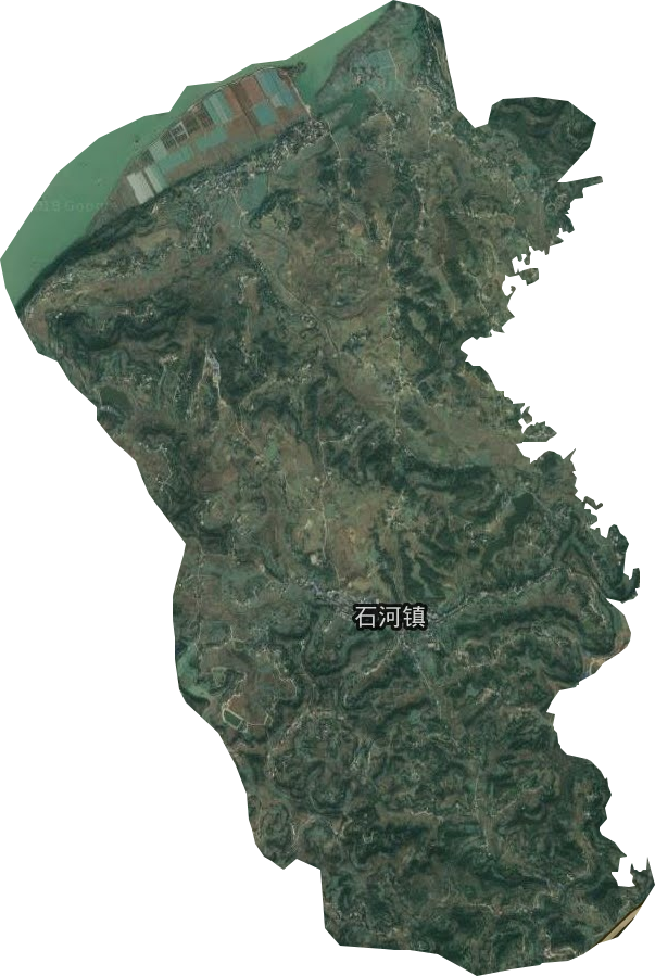 石河镇卫星图