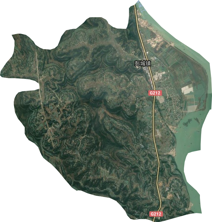 彭城镇卫星图