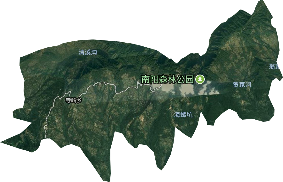 寺岭乡卫星图