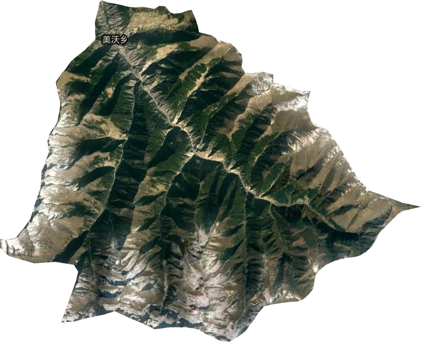 美沃乡卫星图