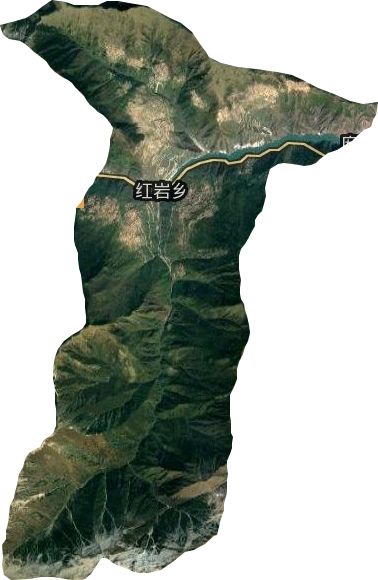 红岩乡卫星图