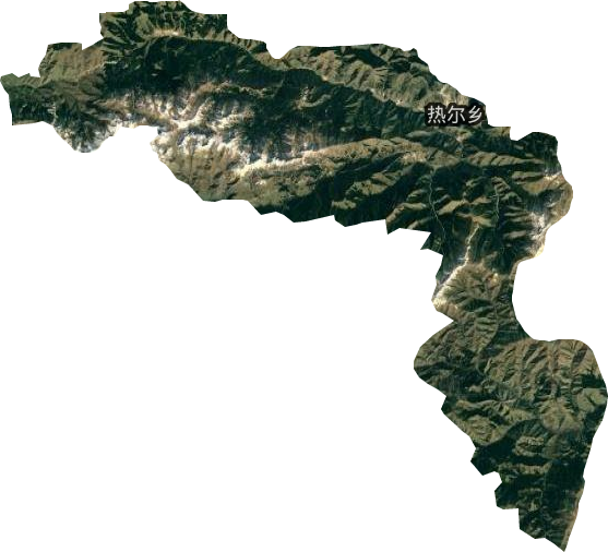 热尔乡卫星图