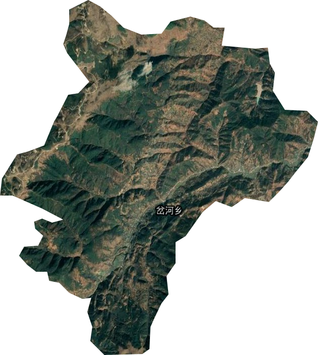 岔河乡卫星图