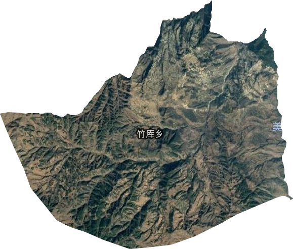 竹库乡卫星图