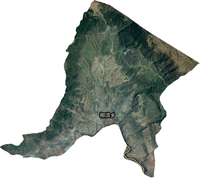 柳洪乡卫星图