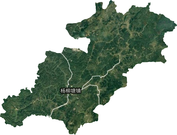 杨柳塘镇卫星图