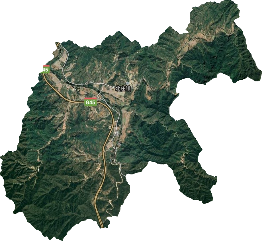 北庄镇卫星图