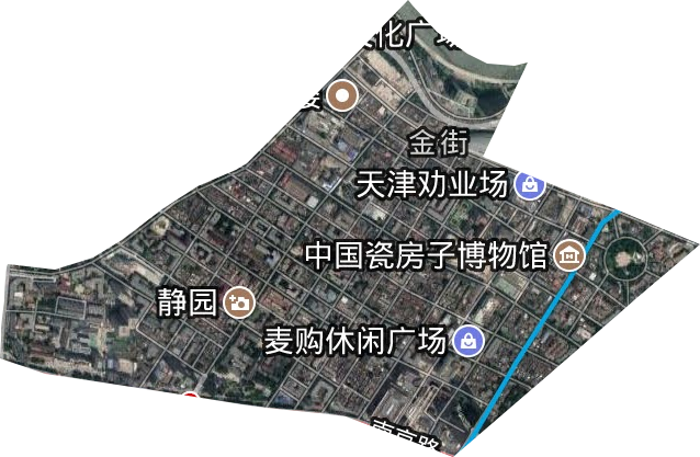劝业场街道卫星图