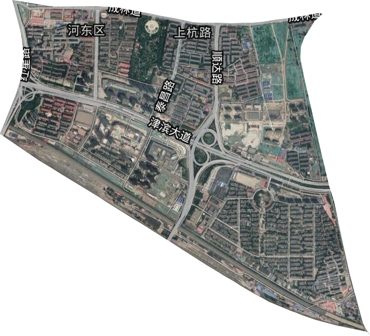 上杭路街道卫星图