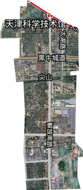 尖山街道卫星图