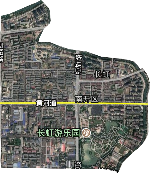 长虹街道卫星图
