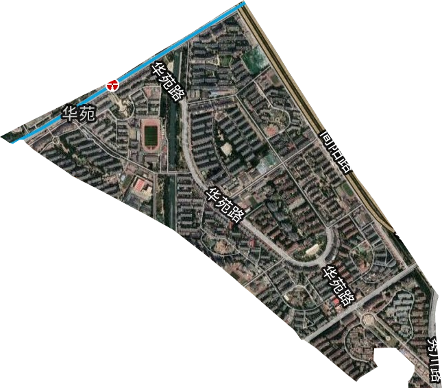 华苑街道卫星图