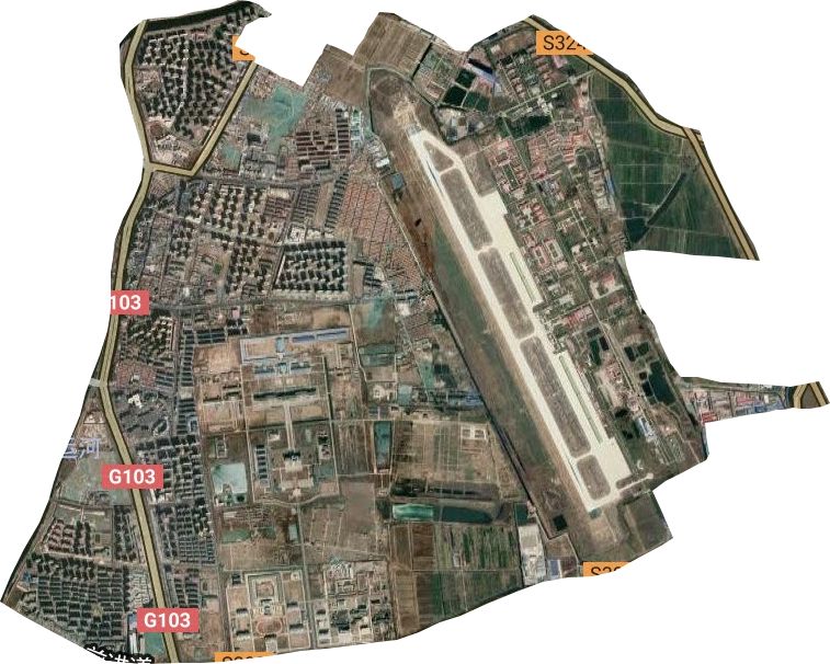 杨村街道卫星图