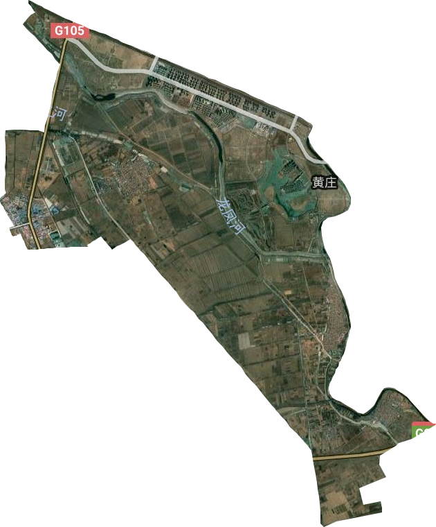 黄庄街道卫星图