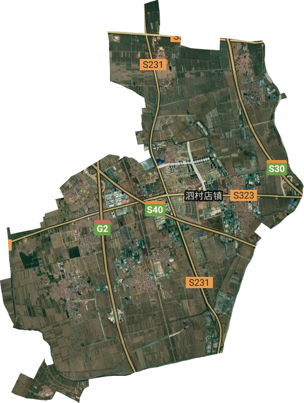 泗村店镇卫星图