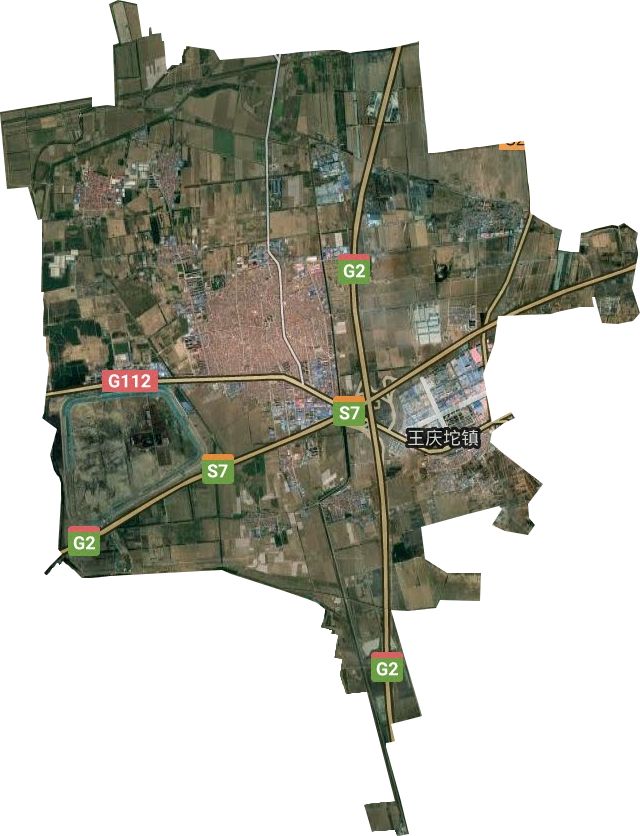 王庆坨镇卫星图