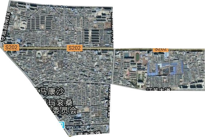 嘎玛贡桑街道卫星图