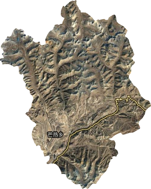 芒热乡卫星图