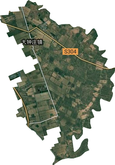 大钟庄镇卫星图