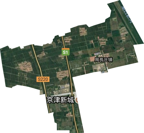 周良庄镇卫星图