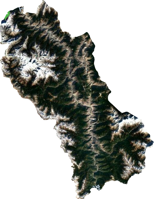察瓦龙乡卫星图