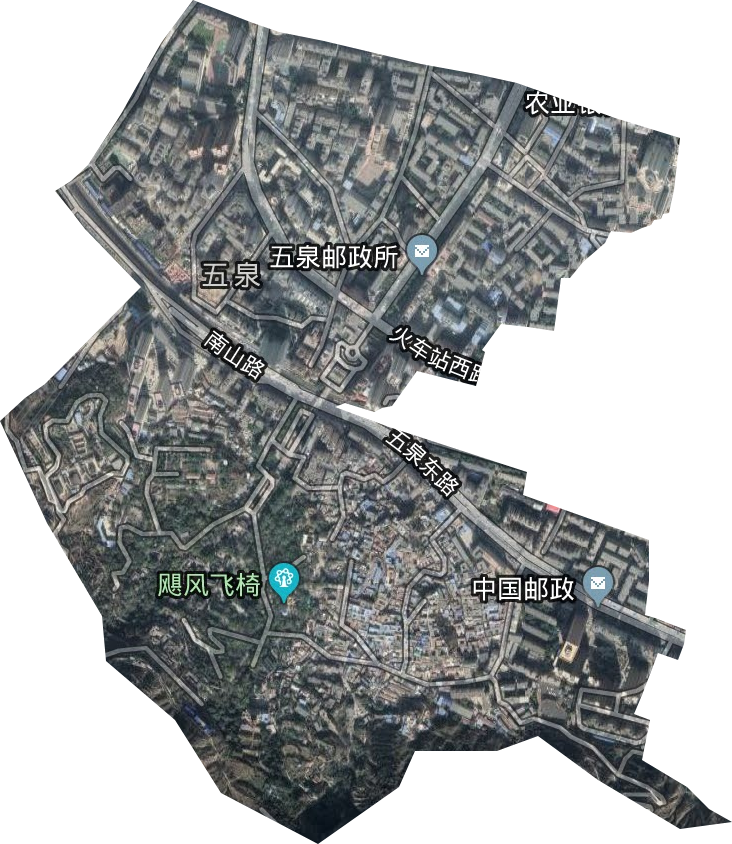 五泉街道卫星图