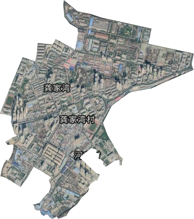 龚家湾街道卫星图