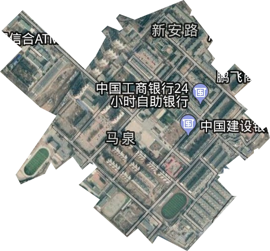 新安路街道卫星图