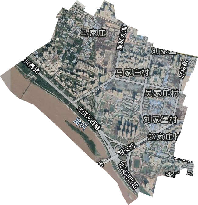 刘家堡街道卫星图