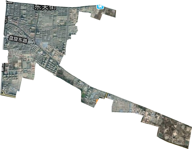 东南街街道卫星图