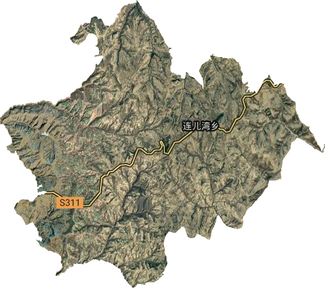 连儿湾乡卫星图
