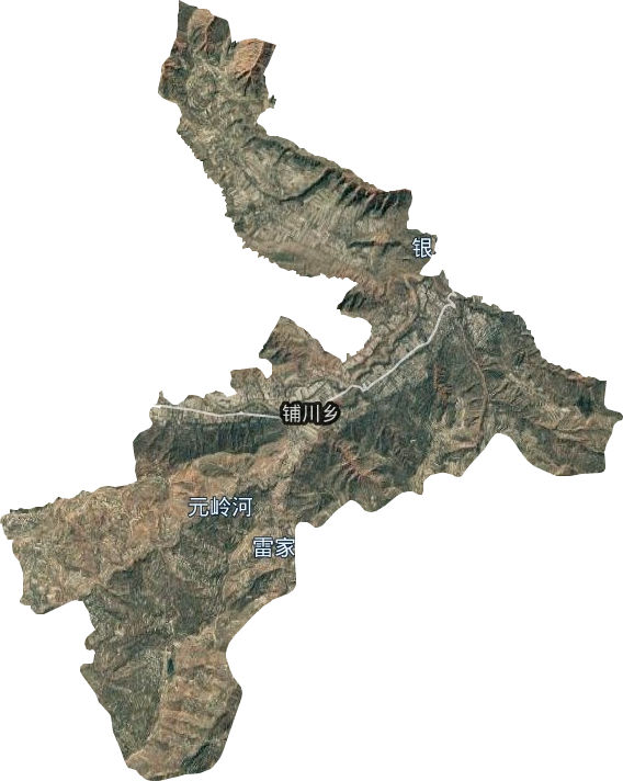 铺川乡卫星图
