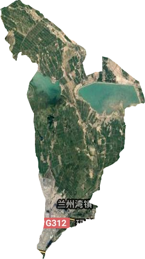 兰州湾镇卫星图