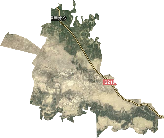 塔里木乡卫星图