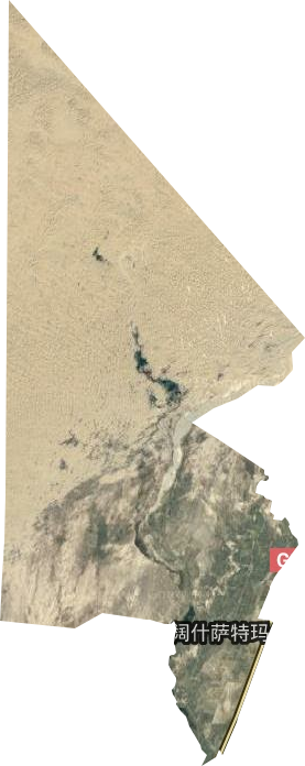 阔什萨特玛乡卫星图