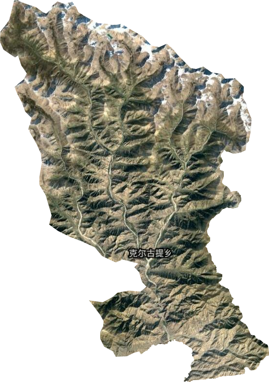 克尔古提乡卫星图
