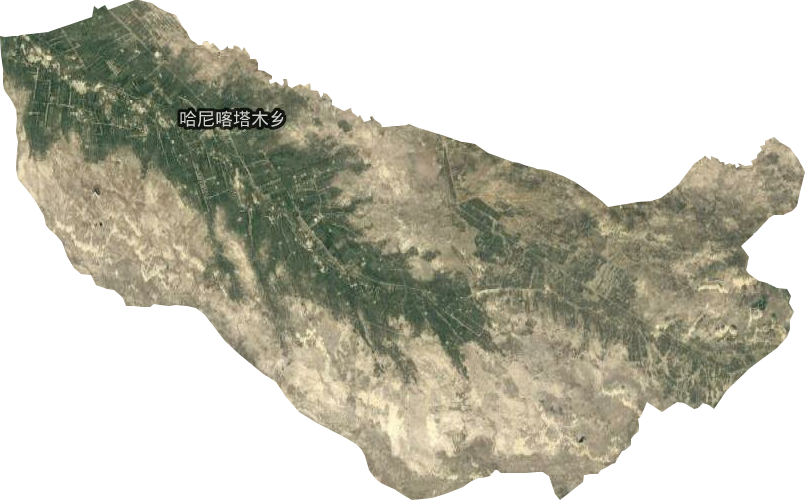 哈尼喀塔木乡卫星图