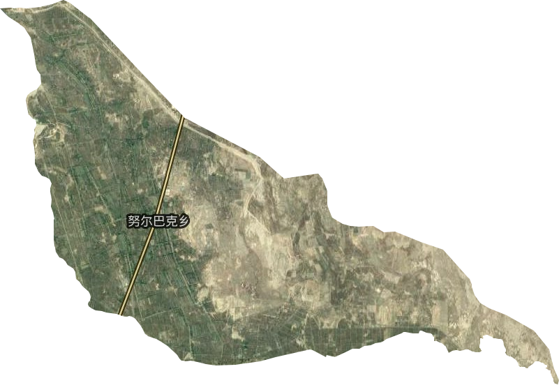 努尔巴格乡卫星图