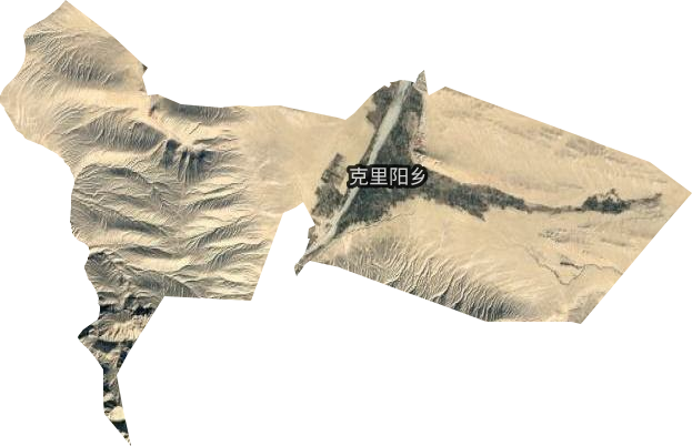 克里阳乡卫星图