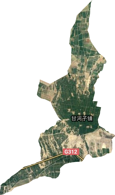 甘河子镇卫星图