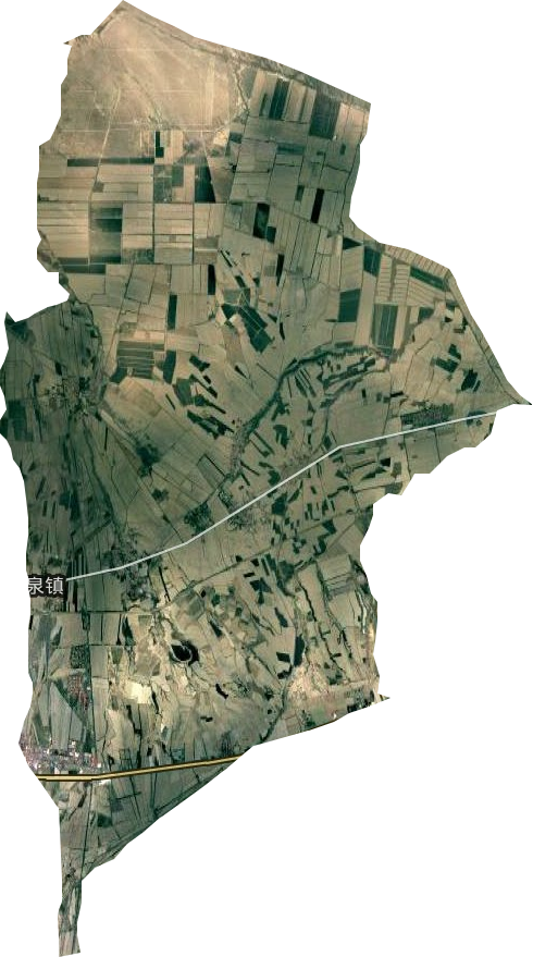 百泉镇卫星图
