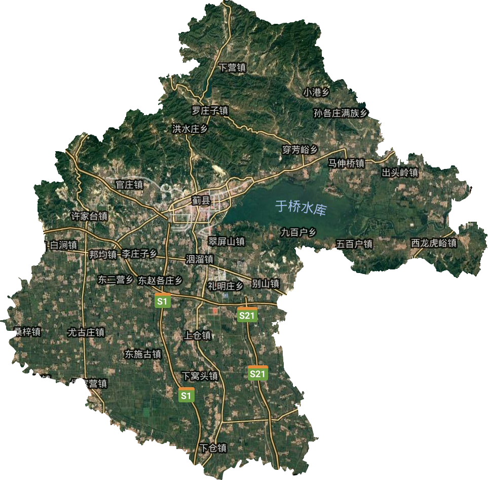 如何下载蓟州区卫星地图高清版大图