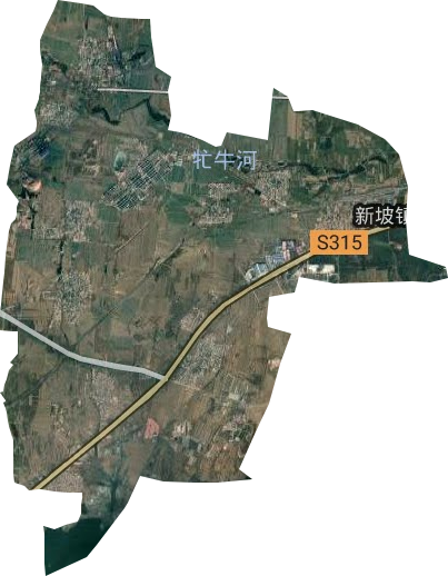 新坡镇卫星图