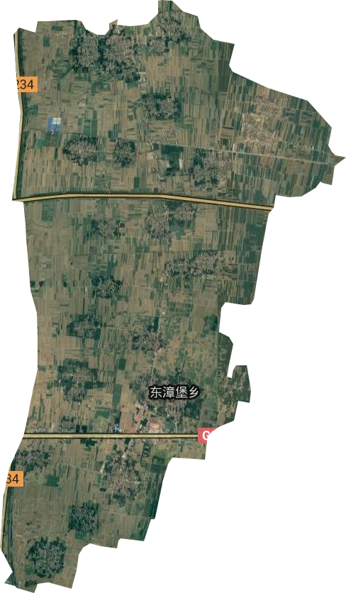东漳堡乡卫星图