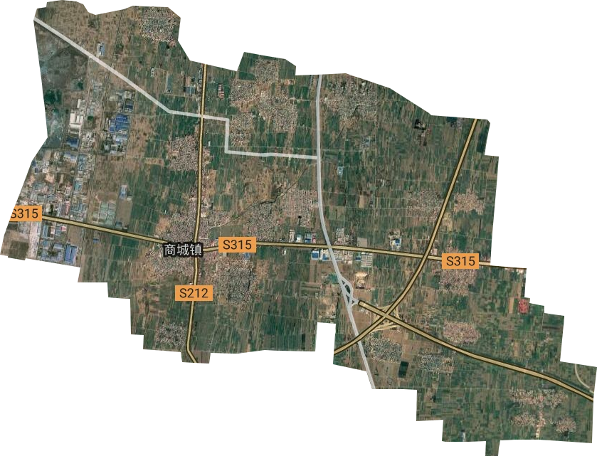 商城镇卫星图